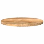 Casa si Gradina - Mobilier - Feronerie si accesorii mobila - Blat de masa rotund, diametru 40x2,5 cm, lemn masiv de mango brut, lemn de mango (natural) - Infinity.ro