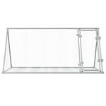 Petshop - Accesorii petshop - Culcusuri si custi - Custi interior si exterior - Cusca pentru iepuri, argintiu, 200x105x91 cm, otel galvanizat - Infinity.ro