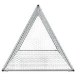 Petshop - Accesorii petshop - Culcusuri si custi - Custi interior si exterior - Cusca pentru iepuri, argintiu, 200x105x91 cm, otel galvanizat - Infinity.ro