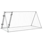 Petshop - Accesorii petshop - Culcusuri si custi - Custi interior si exterior - Cusca pentru iepuri, argintiu, 200x105x91 cm, otel galvanizat - Infinity.ro