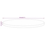 Casa si Gradina - Mobilier - Feronerie si accesorii mobila - Blat de masa rotund, diametru 40x2,5 cm, lemn masiv de mango brut, lemn de mango (natural) - Infinity.ro