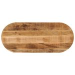 Casa si Gradina - Mobilier - Feronerie si accesorii mobila - Blat de masa oval, 100x50x3,8 cm, lemn masiv mango brut - Infinity.ro