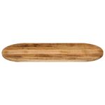 Casa si Gradina - Mobilier - Feronerie si accesorii mobila - Blat de masa oval, 100x50x3,8 cm, lemn masiv mango brut - Infinity.ro