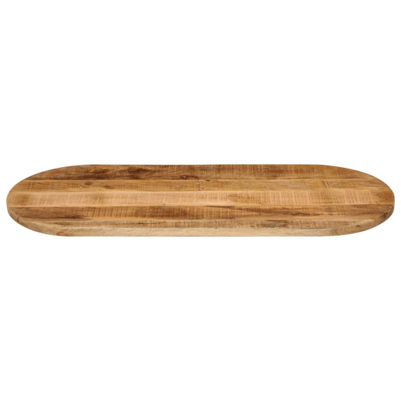 Casa si Gradina - Mobilier - Feronerie si accesorii mobila - Blat de masa oval, 100x50x3,8 cm, lemn masiv mango brut - Infinity.ro