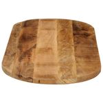 Casa si Gradina - Mobilier - Feronerie si accesorii mobila - Blat de masa oval, 100x50x3,8 cm, lemn masiv mango brut - Infinity.ro