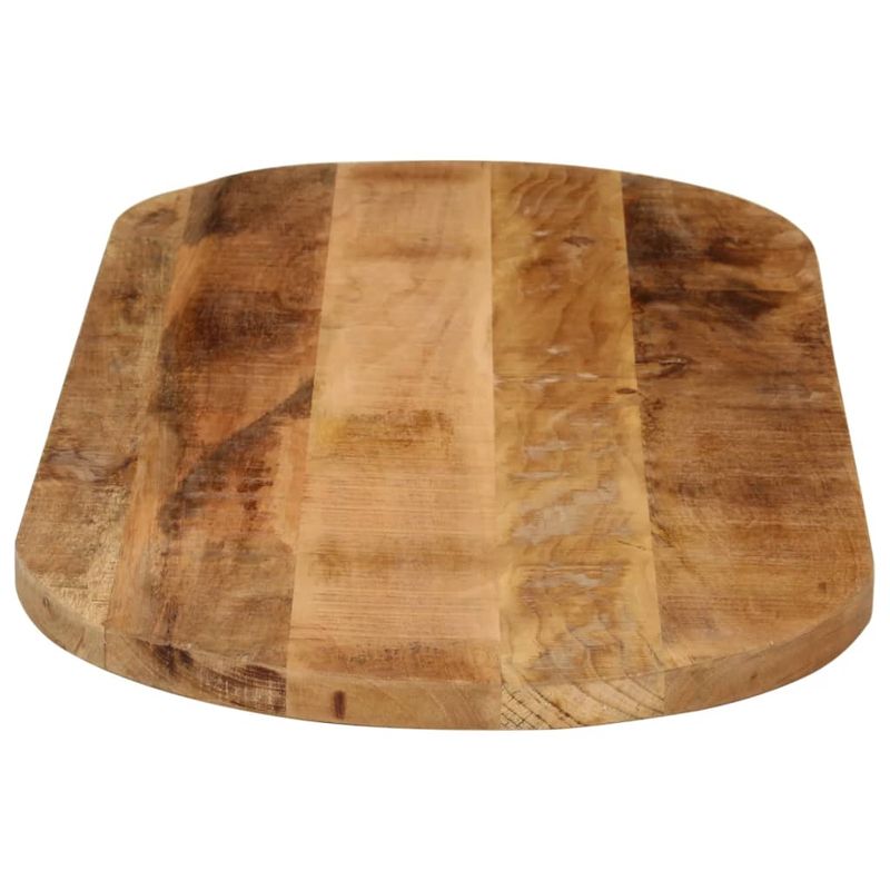 Casa si Gradina - Mobilier - Feronerie si accesorii mobila - Blat de masa oval, 100x50x3,8 cm, lemn masiv mango brut - Infinity.ro
