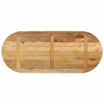 Casa si Gradina - Mobilier - Feronerie si accesorii mobila - Blat de masa oval, 100x50x3,8 cm, lemn masiv mango brut - Infinity.ro