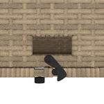 Casa si Gradina - Gradina si terasa - Mobilier exterior - Canapele si fotolii gradina - Canapea de gradina, 2 locuri, bej, poliratan & lemn de acacia - Infinity.ro