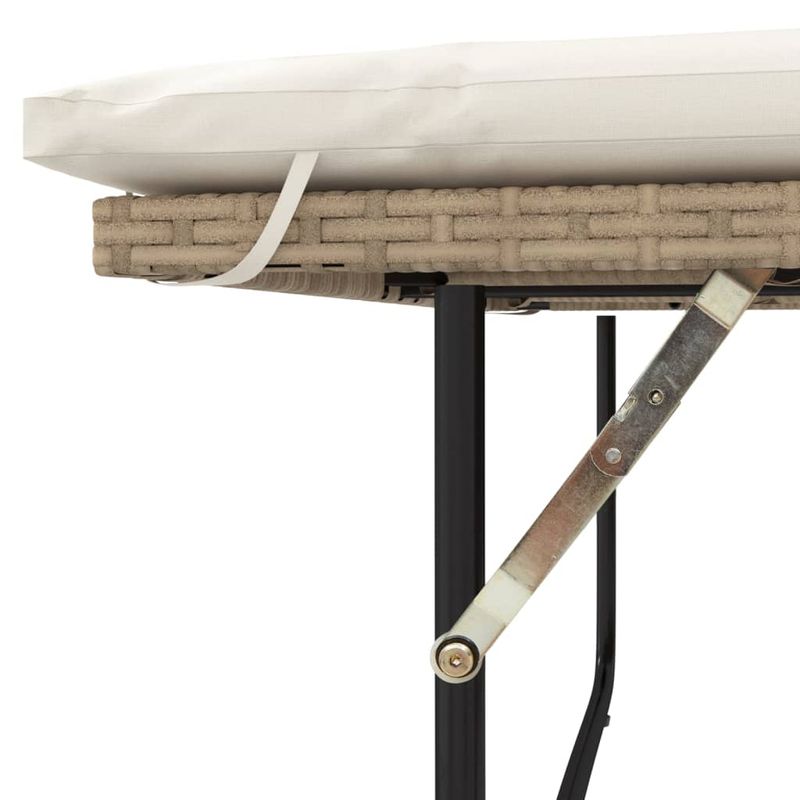 Casa si Gradina - Gradina si terasa - Mobilier exterior - Canapele si fotolii gradina - Canapea de gradina, 2 locuri, bej, poliratan & lemn de acacia - Infinity.ro