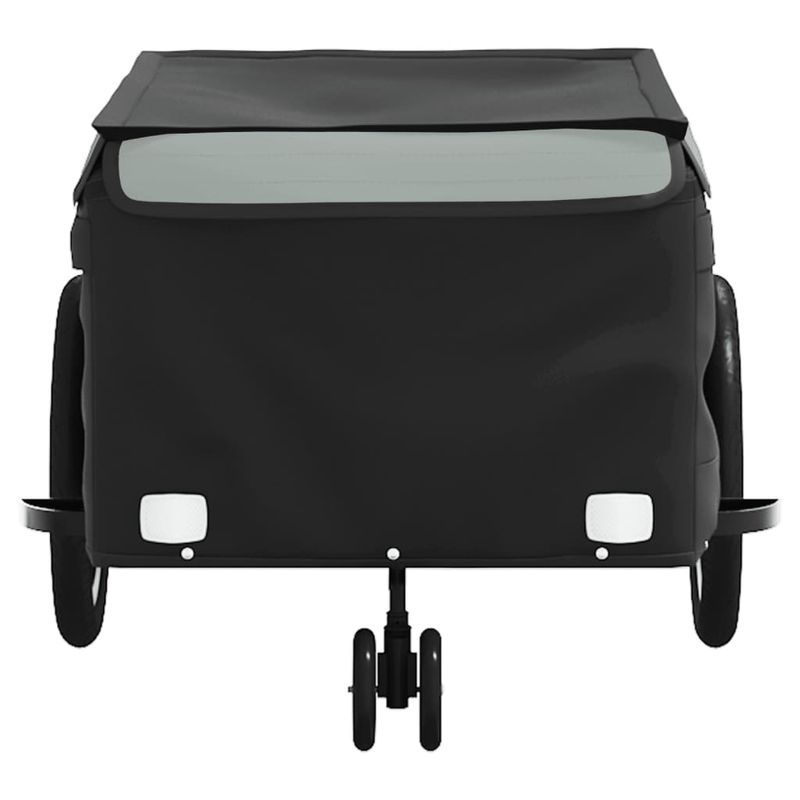 Sport si Outdoor - Ciclism - Accesorii pentru biciclete - Remorci biciclete - Remorca pentru biciclete, negru și gri, 45 kg, fier, mărime 62.5x124x52 cm - Infinity.ro