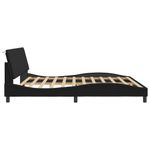 Casa si Gradina - Mobilier - Paturi si accesorii - Paturi - Cadru de pat cu lumini LED, negru, 200x200 cm, catifea - Infinity.ro