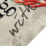 Casa si Gradina - Textile si covoare - Covoare - Covoare casa - Covor bucatarie lavabil, text Cooking/ardei, 60x300 cm, catifea - Infinity.ro