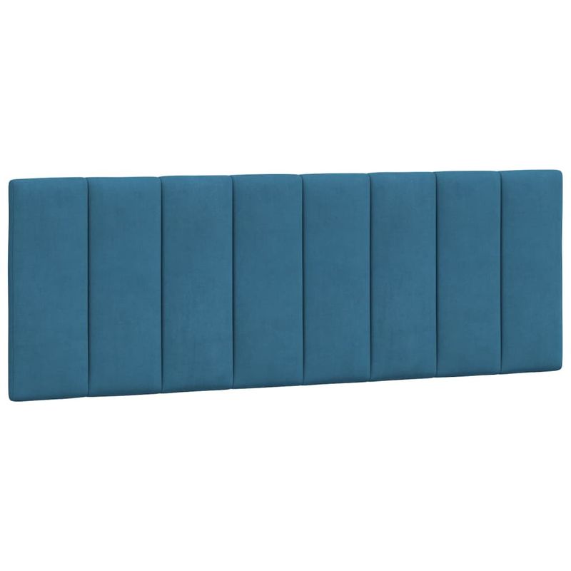 Casa si Gradina - Mobilier - Paturi si accesorii - Paturi - Cadru de pat cu lumini LED, albastru, 140x200 cm, catifea - Infinity.ro