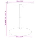 Casa si Gradina - Mobilier - Mese si birouri - Mese bucatarie si dining - Masa de bar, negru, 60x60x90 cm, lemn prelucrat si otel cromat - Infinity.ro