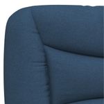 Casa si Gradina - Mobilier - Paturi si accesorii - Paturi - Cadru de pat cu lumini LED, albastru, 100x200 cm, textil - Infinity.ro