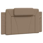 Casa si Gradina - Mobilier - Paturi si accesorii - Paturi - Cadru de pat cu LED, cappuccino, 100x200 cm, piele ecologica - Infinity.ro
