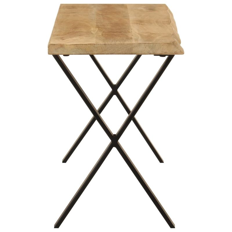 Casa si Gradina - Mobilier - Canapele si coltare - Banchete - Bancheta cu margini naturale 105 cm, lemn masiv de mango - Infinity.ro