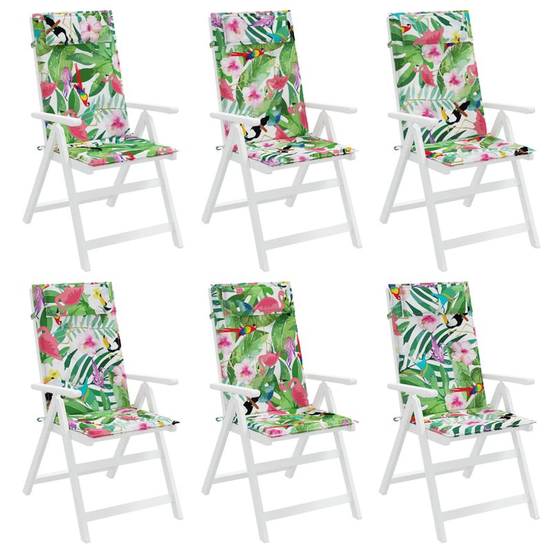 Casa si Gradina - Textile si covoare - Perne si pilote - Perne decorative - Perne scaun cu spatar inalt , 6 buc., multicolor, textil oxford - Infinity.ro