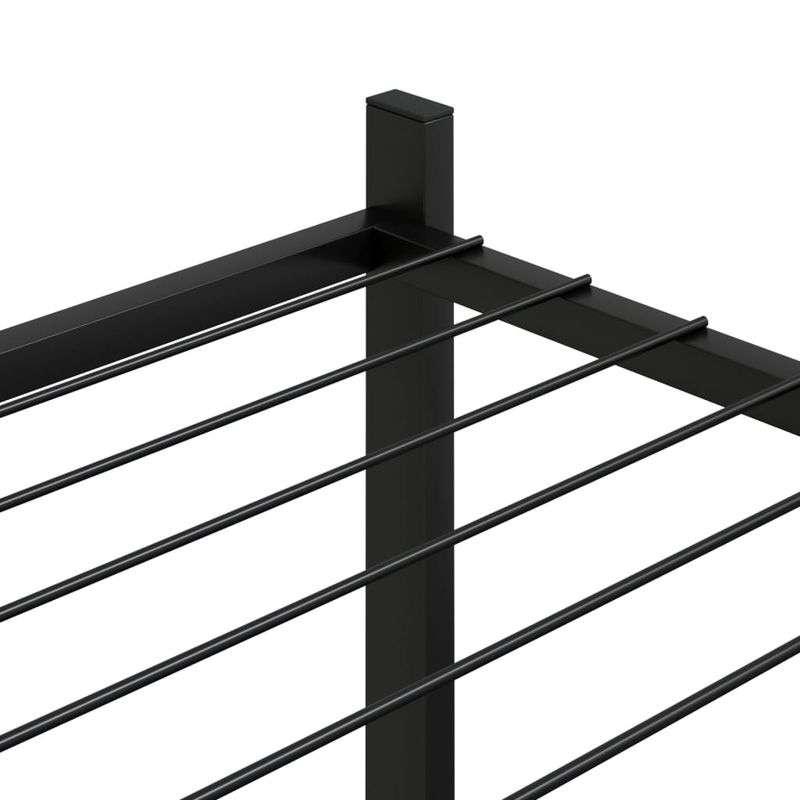 Casa si Gradina - Gradinarit si plante - Plante si ghivece - Ghivece si suporturi - Suport pentru flori, 83x25x60 cm, negru, fier - Infinity.ro