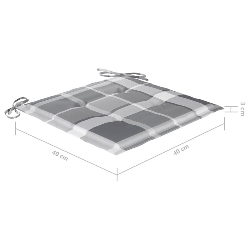 Casa si Gradina - Gradina si terasa - Mobilier exterior - Scaune si sezlonguri gradina - Scaune gradina cu perne , 6 buc., lemn masiv de tec - Infinity.ro