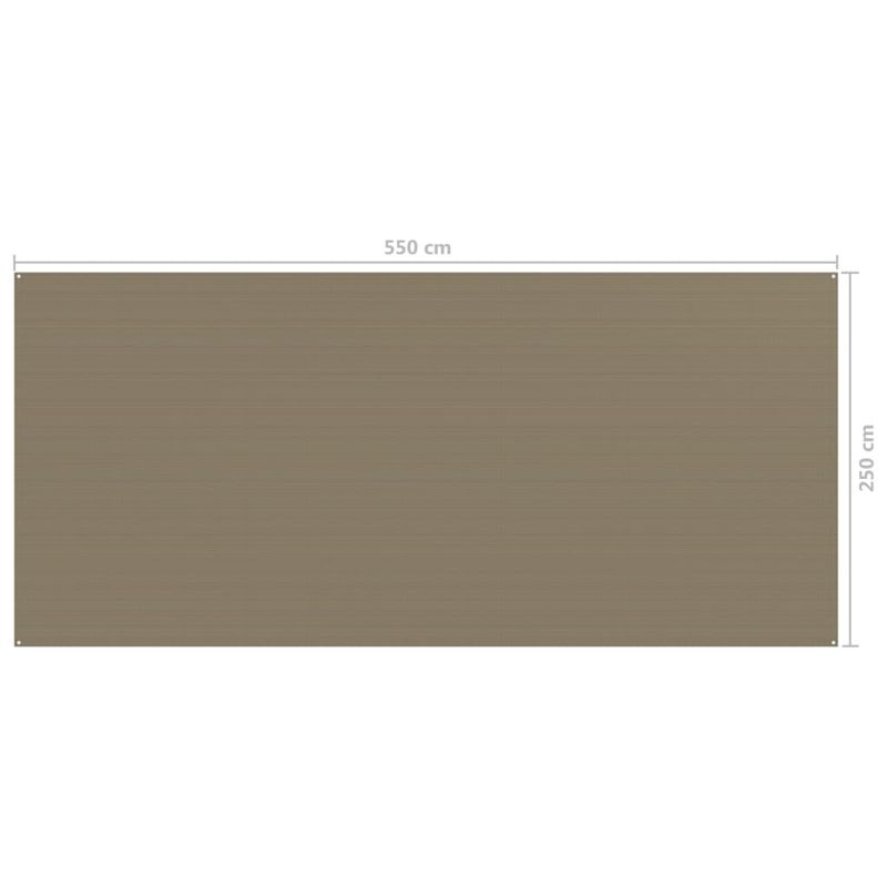Sport si Outdoor - Camping - Accesorii corturi - Covor pentru cort, gri taupe, 250x550 cm - Infinity.ro