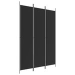 Casa si Gradina - Decoratiuni - Pereti despartitori si paravane - Paravan de camera cu 3 panouri, negru, 150x220 cm, textil - Infinity.ro