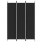 Casa si Gradina - Decoratiuni - Pereti despartitori si paravane - Paravan de camera cu 3 panouri, negru, 150x220 cm, textil - Infinity.ro