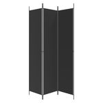 Casa si Gradina - Decoratiuni - Pereti despartitori si paravane - Paravan de camera cu 3 panouri, negru, 150x220 cm, textil - Infinity.ro