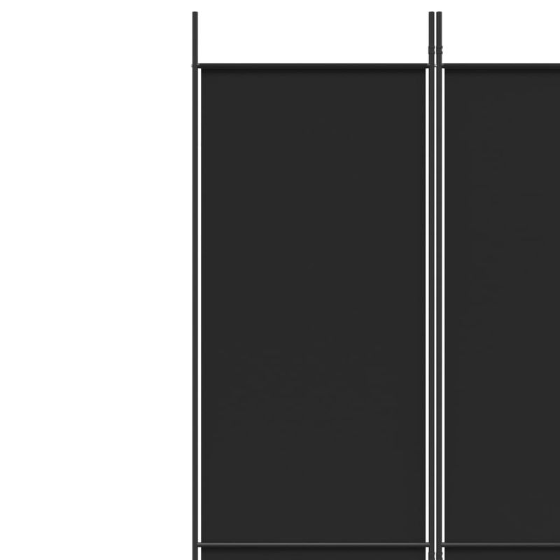 Casa si Gradina - Decoratiuni - Pereti despartitori si paravane - Paravan de camera cu 3 panouri, negru, 150x220 cm, textil - Infinity.ro