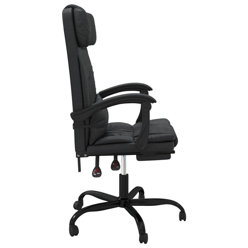 Casa si Gradina - Mobilier - Scaune si fotolii - Scaune - Scaun de birou rabatabil, negru, piele ecologica - Infinity.ro