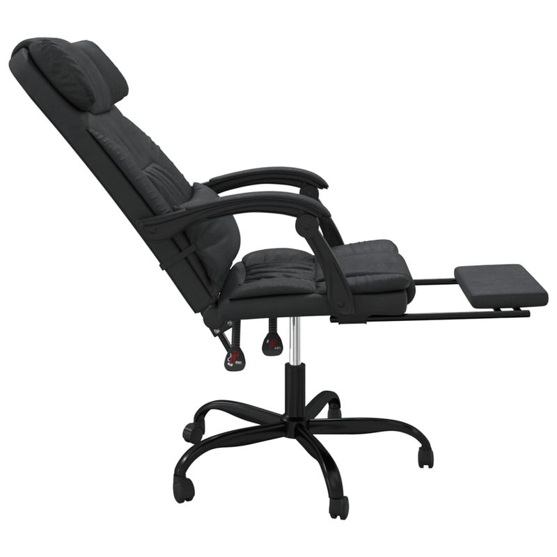 Casa si Gradina - Mobilier - Scaune si fotolii - Scaune - Scaun de birou rabatabil, negru, piele ecologica - Infinity.ro