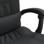 Casa si Gradina - Mobilier - Scaune si fotolii - Scaune - Scaun de birou rabatabil, negru, piele ecologica - Infinity.ro