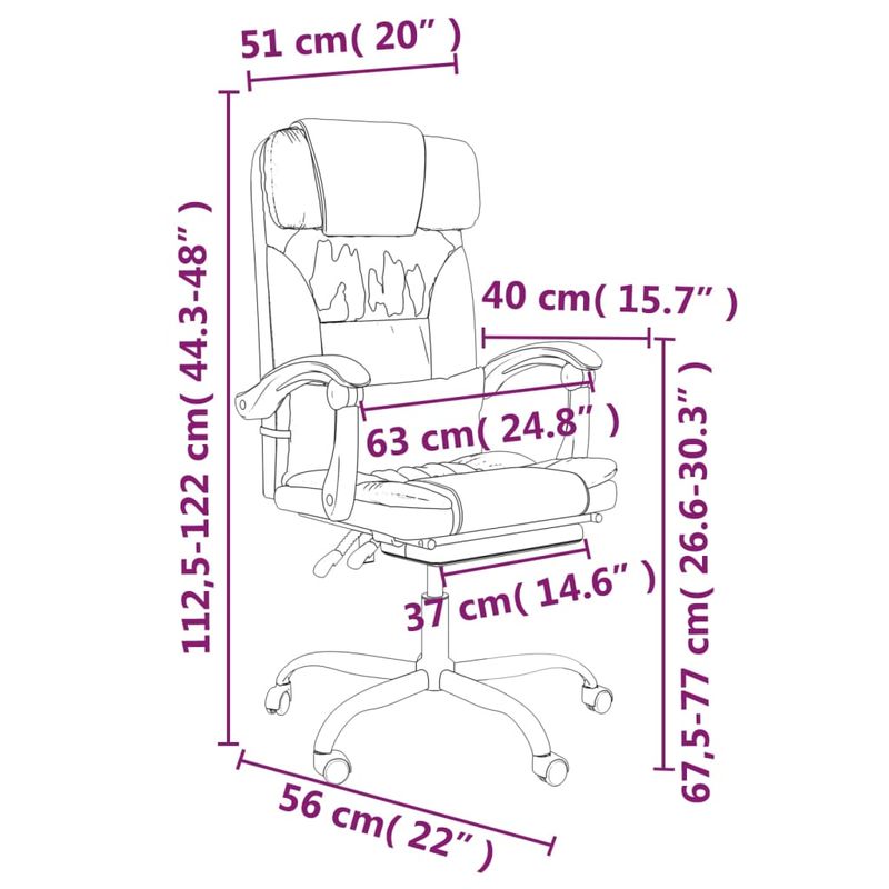 Casa si Gradina - Mobilier - Scaune si fotolii - Scaune - Scaun de birou rabatabil, negru, piele ecologica - Infinity.ro