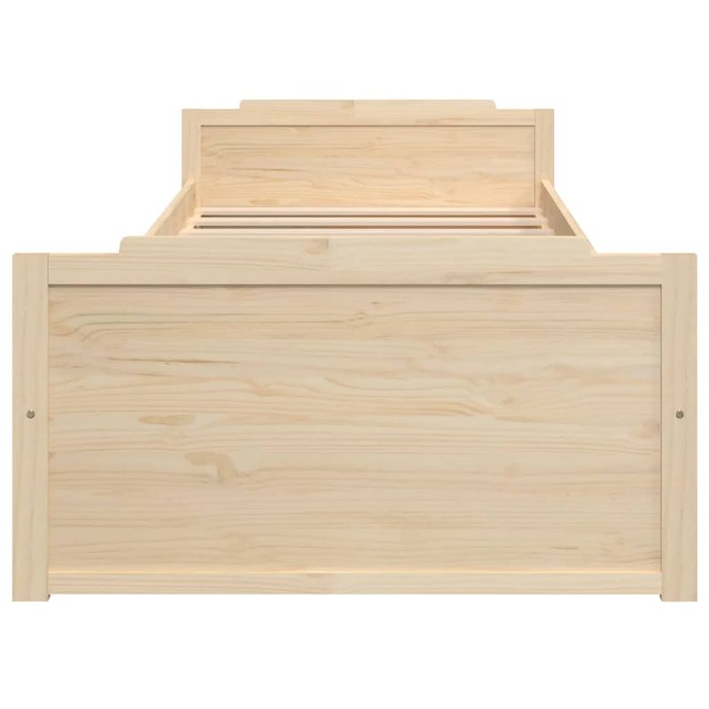 Casa si Gradina - Mobilier - Paturi si accesorii - Paturi - Cadru de pat cu sertare, 90x200 cm, lemn masiv de pin - Infinity.ro