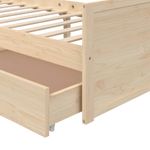 Casa si Gradina - Mobilier - Paturi si accesorii - Paturi - Cadru de pat cu sertare, 90x200 cm, lemn masiv de pin - Infinity.ro