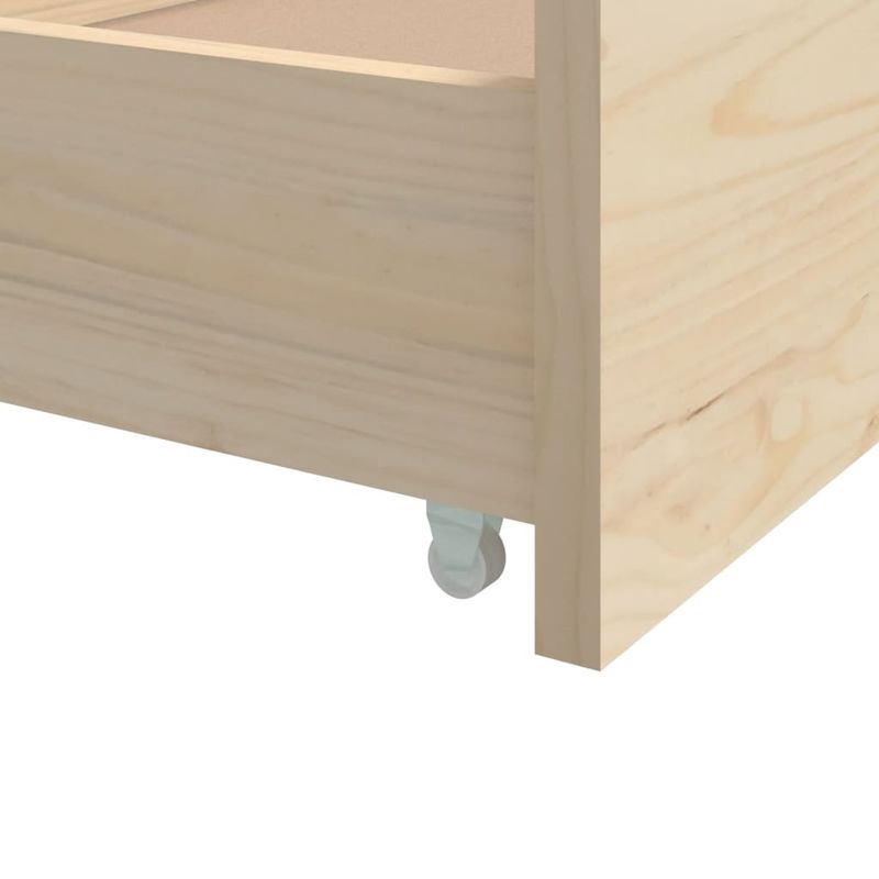 Casa si Gradina - Mobilier - Paturi si accesorii - Paturi - Cadru de pat cu sertare, 90x200 cm, lemn masiv de pin - Infinity.ro