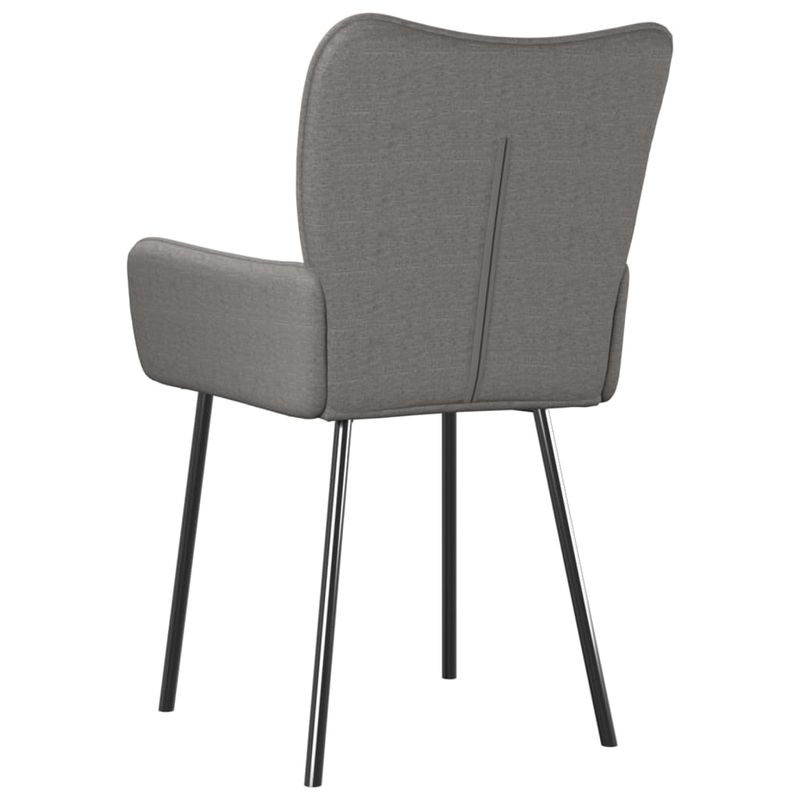 Casa si Gradina - Mobilier - Scaune si fotolii - Scaune - Scaune de bucatarie, 2 buc., gri deschis, material textil - Infinity.ro