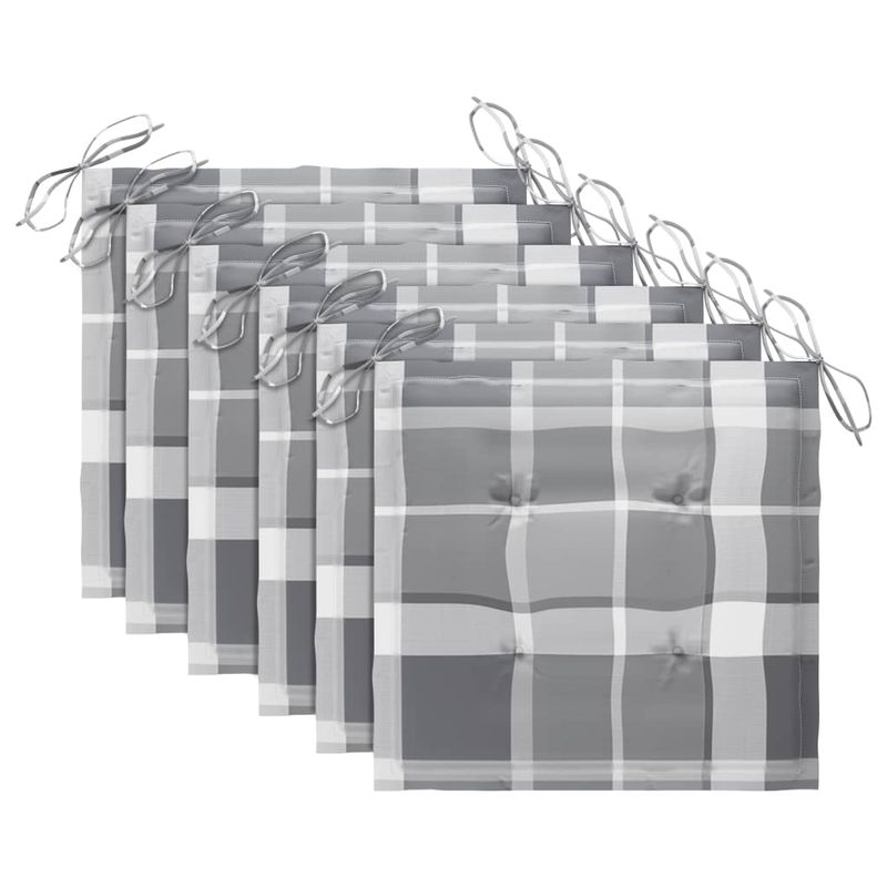 Casa si Gradina - Gradina si terasa - Mobilier exterior - Scaune si sezlonguri gradina - Scaune gradina pliabile, cu perne, 6 buc., lemn masiv de acacia - Infinity.ro