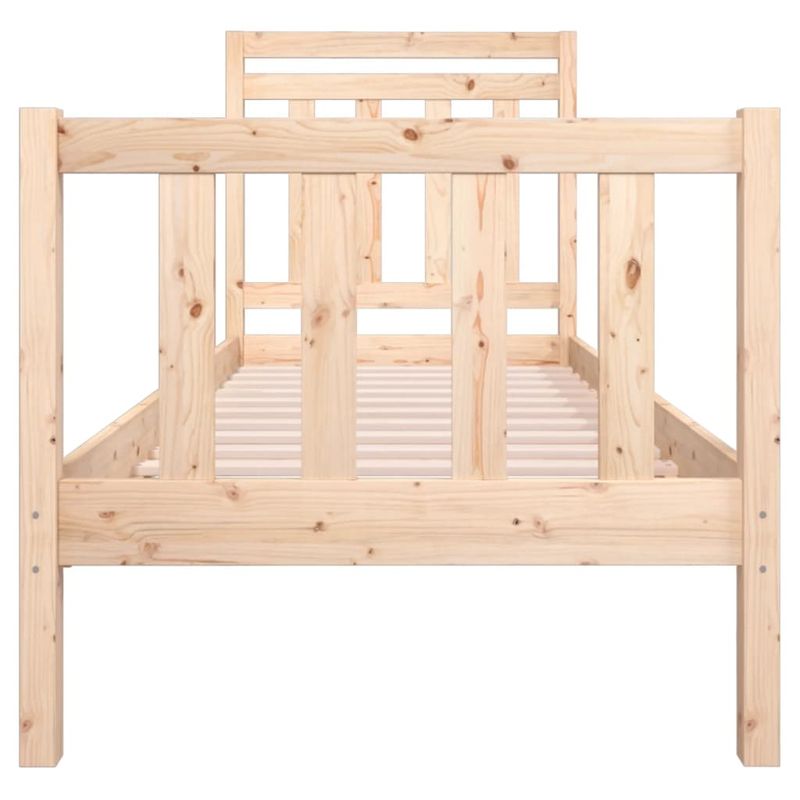Casa si Gradina - Mobilier - Paturi si accesorii - Paturi - Cadru de pat mic single, 75x190 cm, lemn masiv - Infinity.ro