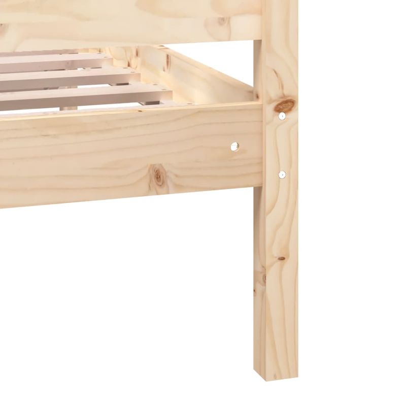 Casa si Gradina - Mobilier - Paturi si accesorii - Paturi - Cadru de pat mic single, 75x190 cm, lemn masiv - Infinity.ro