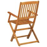 Casa si Gradina - Gradina si terasa - Mobilier exterior - Seturi mobila gradina - Set de masa pentru gradina, 7 piese, lemn masiv de acacia, model cu cotieră" - Infinity.ro