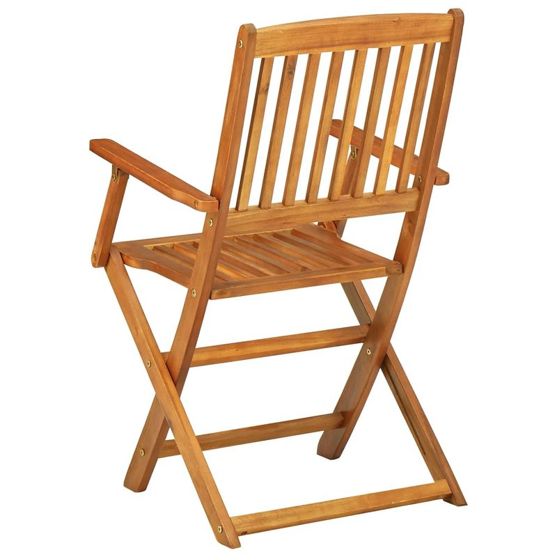 Casa si Gradina - Gradina si terasa - Mobilier exterior - Seturi mobila gradina - Set de masa pentru gradina, 7 piese, lemn masiv de acacia, model cu cotieră" - Infinity.ro
