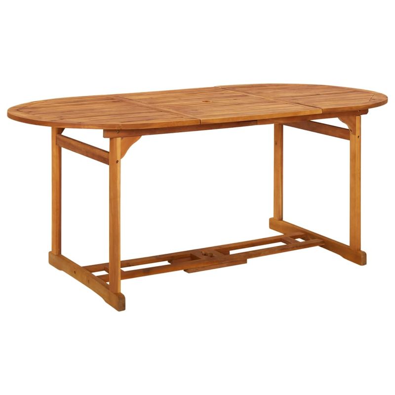 Casa si Gradina - Gradina si terasa - Mobilier exterior - Seturi mobila gradina - Set de masa pentru gradina, 7 piese, lemn masiv de acacia, model cu cotieră" - Infinity.ro