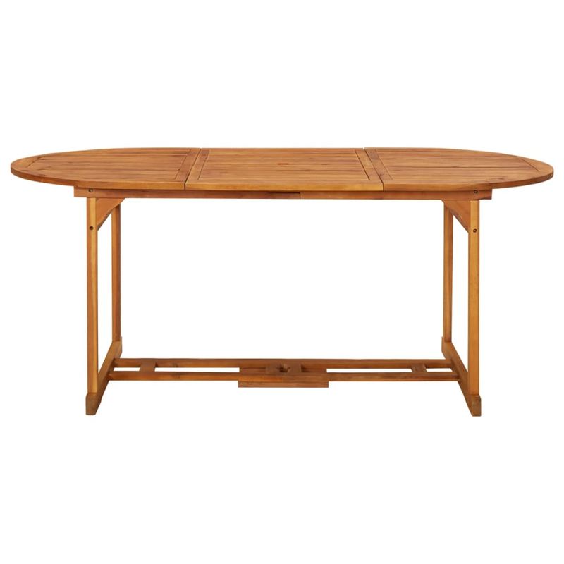 Casa si Gradina - Gradina si terasa - Mobilier exterior - Seturi mobila gradina - Set de masa pentru gradina, 7 piese, lemn masiv de acacia, model cu cotieră" - Infinity.ro