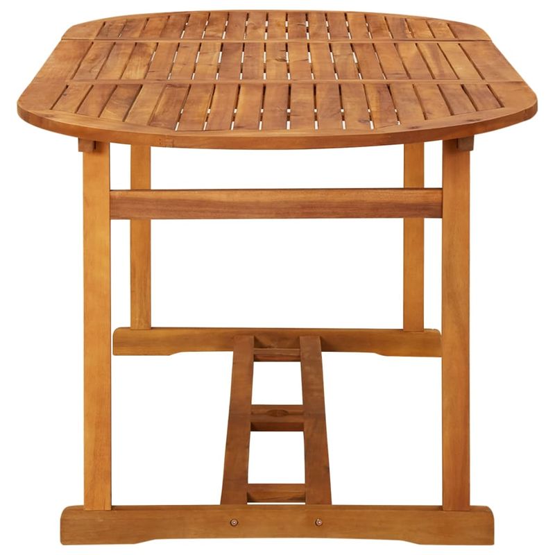 Casa si Gradina - Gradina si terasa - Mobilier exterior - Seturi mobila gradina - Set de masa pentru gradina, 7 piese, lemn masiv de acacia, model cu cotieră" - Infinity.ro