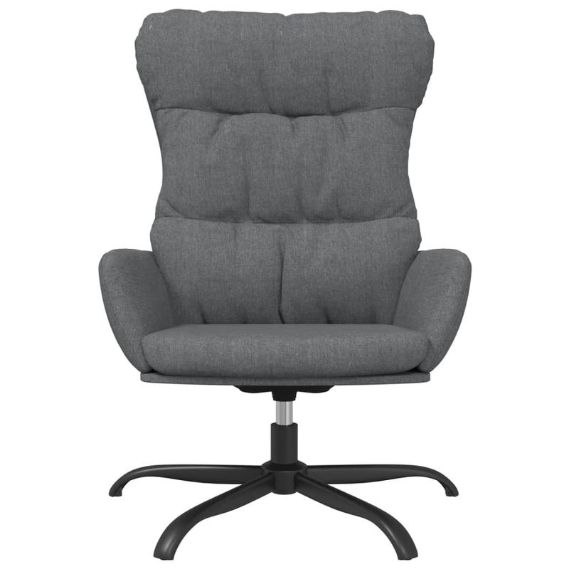 Casa si Gradina - Mobilier - Scaune si fotolii - Fotolii - Fotoliu de relaxare cu taburet, gri deschis, material textil - Infinity.ro