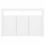 Casa si Gradina - Mobilier - Comode si corpuri - Comode - Servanta cu lumini LED, alb, 115,5x30x75 cm - Infinity.ro