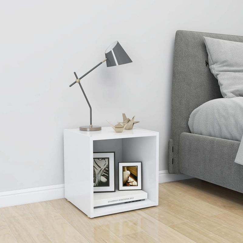 Casa si Gradina - Mobilier - Comode si corpuri - Comode - Comoda TV, alb, 37x35x37 cm - Infinity.ro