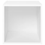 Casa si Gradina - Mobilier - Comode si corpuri - Comode - Comoda TV, alb, 37x35x37 cm - Infinity.ro