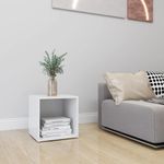 Casa si Gradina - Mobilier - Comode si corpuri - Comode - Comoda TV, alb, 37x35x37 cm - Infinity.ro
